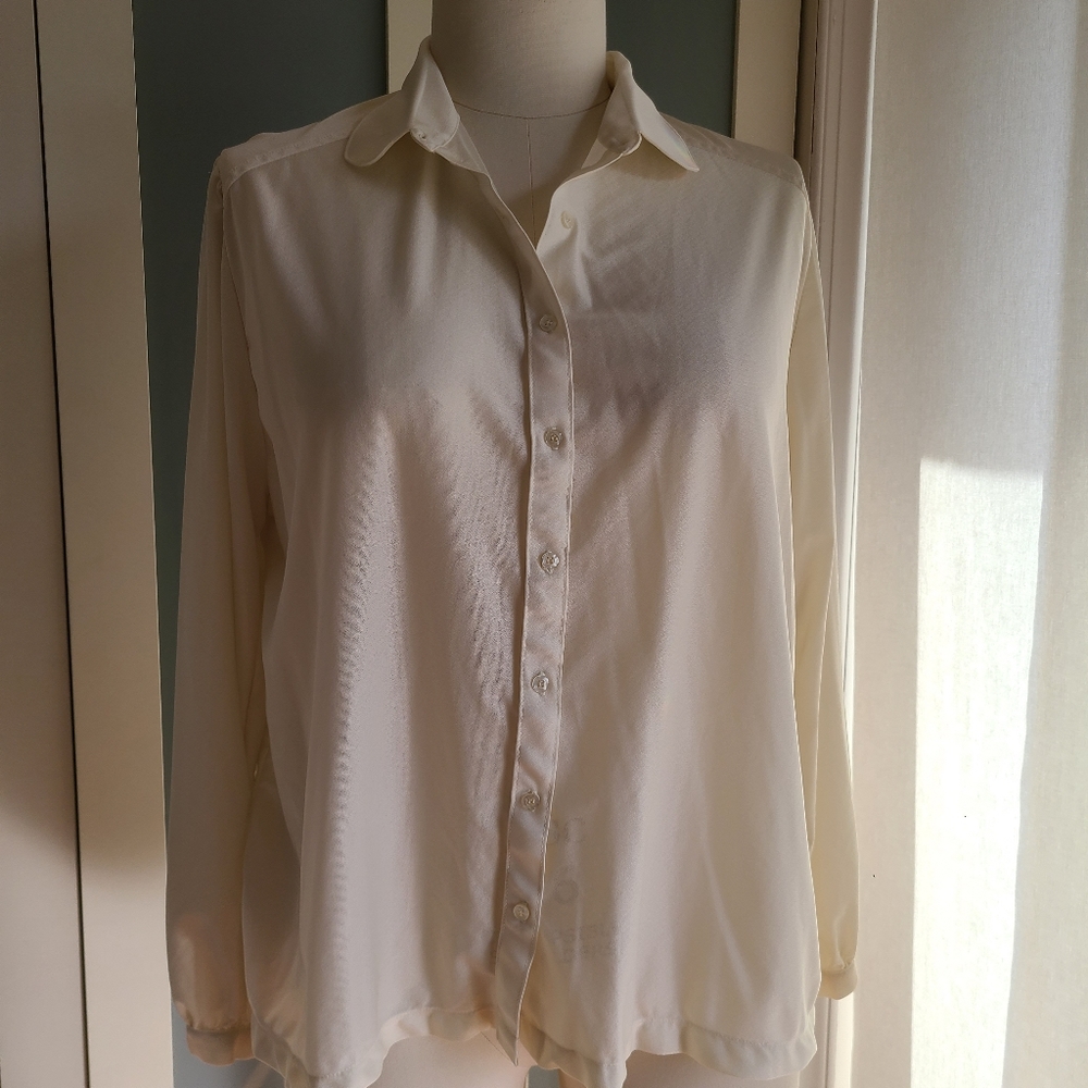 Vintage Peter Pan Collared Blouse